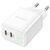  Сетевое зарядное устройство BOROFONE BN9 Reacher 2xUSB-C, 35W, белый 