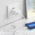  Сетевое зарядное устройство BOROFONE BN9 Reacher 2xUSB-C, 35W, белый 