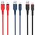  Дата-кабель USB 2.4A для micro USB Hoco X59 нейлон 2м (Blue) 