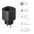  Умная розетка ЯНДЕКС YNDX-00540BLK Matter EU Wi-Fi черный 