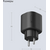  Умная розетка ЯНДЕКС YNDX-00540BLK Matter EU Wi-Fi черный 