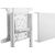  Стойка для телевизора Cactus CS-ST1146WT белый 37"-70" макс.70кг напольный мобильный 