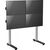  Стойка для телевизора Cactus CS-FS-TV4-Pro черный 32"-70" макс.50кг напольный мобильный 
