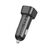  Адаптер Автомобильный Borofone BZ28B Trophie (2*Type-C) PD55W (black) (229464) 