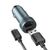  АЗУ 1USB+1Type-C 3.0A PD38W+QC3.0 быстрая зарядка для Lightning 8-pin Type-C Hoco Z49B (Metal grey) 
