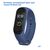 Ремешок силиконовый Great Case Sport для Xiaomi Mi Band 3/4, 250мм, на кнопке, темно-синий (1) 