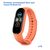  Ремешок силиконовый Great Case Sport для Xiaomi Mi Band 3/4, 250мм, на кнопке, оранжевый (15) 