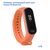  Ремешок силиконовый Great Case Sport для Xiaomi Mi Band 3/4, 250мм, на кнопке, оранжевый (15) 