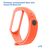  Ремешок силиконовый Great Case Sport для Xiaomi Mi Band 3/4, 250мм, на кнопке, оранжевый (15) 