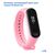  Ремешок силиконовый Great Case Sport для Xiaomi Mi Band 3/4, 250мм, на кнопке, светло-розовый (18) 