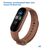  Ремешок силиконовый Great Case Sport для Xiaomi Mi Band 3/4, 250мм, на кнопке, коричневый (9) 