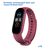  Ремешок силиконовый Great Case Sport для Xiaomi Mi Band 5/6/7, 250мм, на кнопке, бордовый (16) 