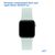  Ремешок силиконовый Great Case Sport для Apple Watch 38/40/41 мм, 225мм, на кнопке, светло-бирюзовый (17) 