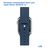  Ремешок силиконовый Great Case Sport для Apple Watch 38/40/41 мм, 225мм, на кнопке, темно-бирюзовый (35) 