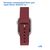  Ремешок силиконовый Great Case Sport для Apple Watch 38/40/41 мм, 225мм, на кнопке, бордовый (36) 