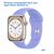  Ремешок силиконовый Great Case Sport для Apple Watch 38/40/41 мм, 225мм, на кнопке, фиалковый (41) 
