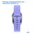 Ремешок силиконовый Great Case Sport для Apple Watch 38/40/41 мм, 225мм, на кнопке, фиалковый (41) 