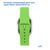  Ремешок силиконовый Great Case Sport для Apple Watch 42/44/45/49 мм, 235мм, на кнопке, ярко-зеленый (31) 
