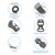 Ремешок силиконовый перфорированный Great Case Sport NK для Apple Watch 38/40/41 мм, 225мм, на кнопке, зеленый+серый (27) 