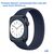  Ремешок-браслет силиконовый Great Case Solo Loop для Apple Watch 38/40/41 мм, M(135мм), темно-синий (4) 