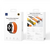  Магнитный силиконовый ремешок для Apple Watch 42/44/45/49 mm WiWU Wi-WB001 (Grey+ Orange) 