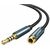  Кабель UGREEN AV118 10594 3.5mm Male to 3.5mm Female Extension Cable 2m Black 