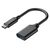  Адаптер PERO AD15 OTG TYPE-C TO USB 3.0, черный 