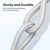  Кабель UGREEN US288 60132 USB-A 2.0 to USB-C Cable Nickel Plating Aluminum Braid 1.5m Silver 