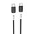 Кабель Type-C - Type-C Hoco X82 100см 3A (black) (206148) 