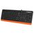  Клавиатура A4Tech Fstyler FKS10 черный/оранжевый 