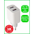  Сетевое З/У GoPower GP2U 2USB 2.4A 12W белый (1/102/408) 