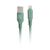  Кабель Breaking Soft Touch K19, USB-A - Lightning, 12W, 2.4A, 1м (Зеленый) 
