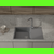  Кухонная мойка GRANFEST Urban 678L dark gray 