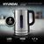  Электрочайник Hyundai HYK-S2506 1.7л. серебристый металл 