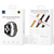 Ремешок для Apple Watch 42/44/45/49 mm  WiWU Wi-WB003 Vintage Grazy Horse Leather (Black) 