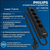  Сетевой фильтр Philips CHP2155BB/51 3м, 5 розеток черный (коробка) 