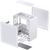  Корпус Jonsbo U4 Pro Mesh White без БП, mini-ITX, micro-ATX, ATX, белый 