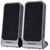  Defender SPK-225 , 2.0, 1x2 Вт,USB, пластик, черные/серебро 