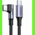  Кабель UGREEN US334 70643 USB-C 2.0 Male To Angled 90° USB-C 2.0 Male 5A Data Cable 1m Black 