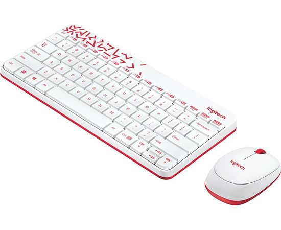  Клав.+ мышь Logitech Wireless Nano MK240 White (920-008212) 