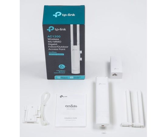  Точка доступа TP-Link EAP225-outdoor AC1200 1000BASE-TX белый 