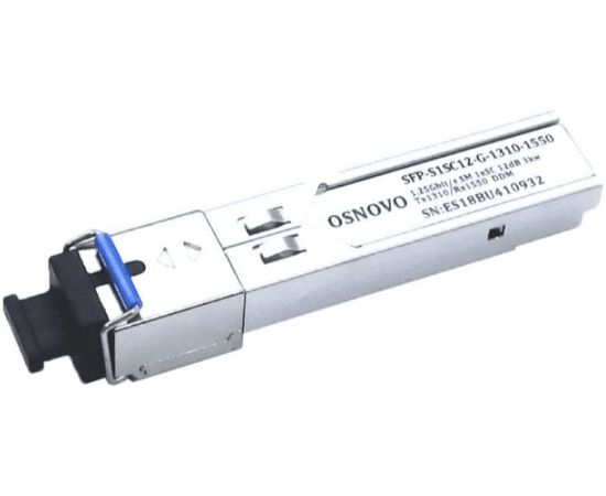  Модуль Osnovo SFP-S1SC12-G-1310-1550-I 