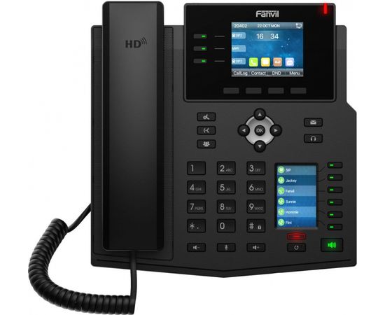  Телефон IP Fanvil X4U черный 