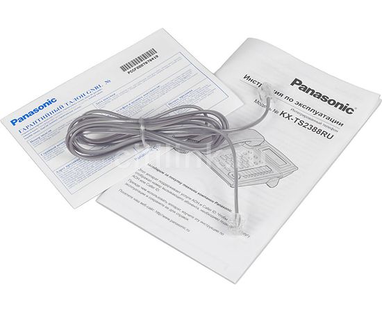  Телефон проводной Panasonic KX-TS2388RUW белый 