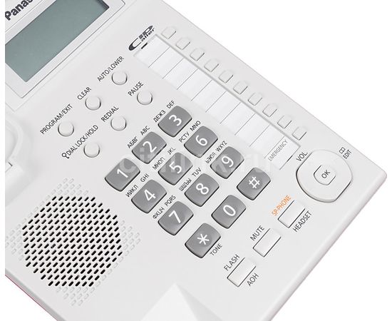  Телефон проводной Panasonic KX-TS2388RUW белый 