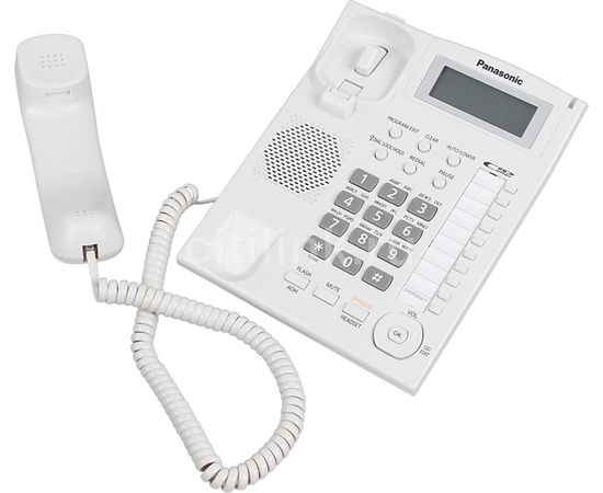  Телефон проводной Panasonic KX-TS2388RUW белый 