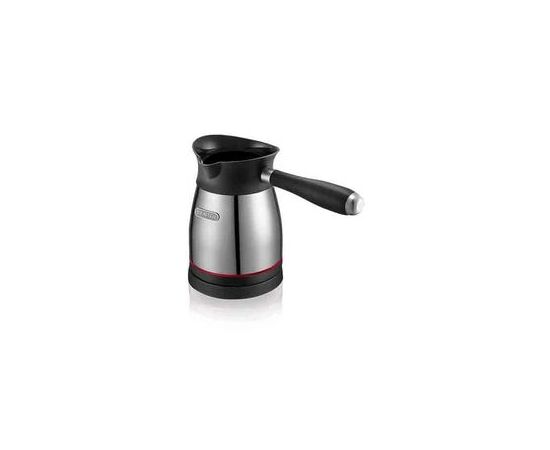  Электрическая турка Centek CT-1098 SS(металл) 0.5л, 480Вт, нерж.сталь, съемная мягкая ручка 