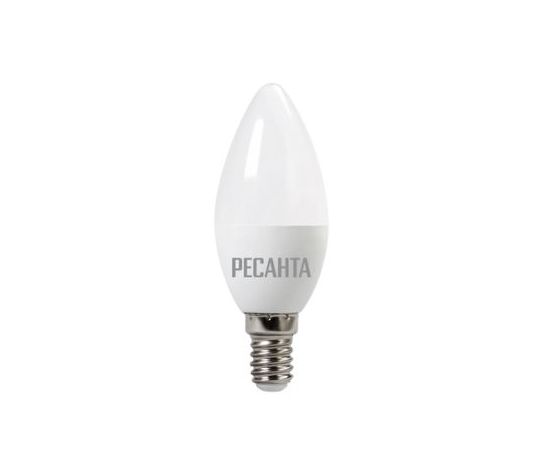  Лампа светодиодная Ресанта LL-R-C37-6W-230-3K-E14 