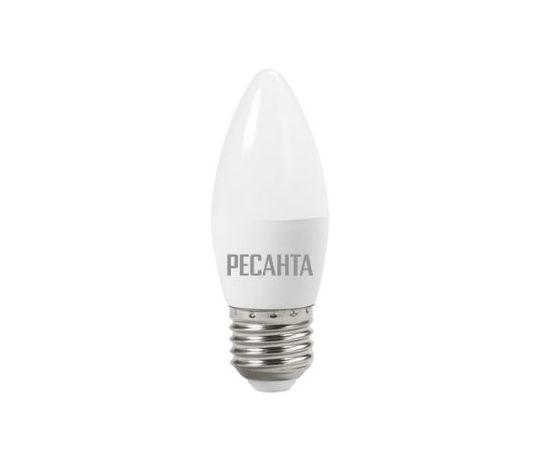  Лампа светодиодная Ресанта LL-R-C37-6W-230-4K-E27 