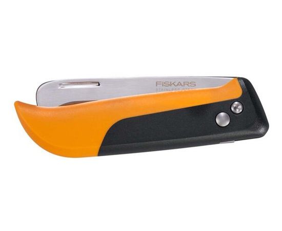  Нож садовый Fiskars K80 черный/оранжевый (1062819) 